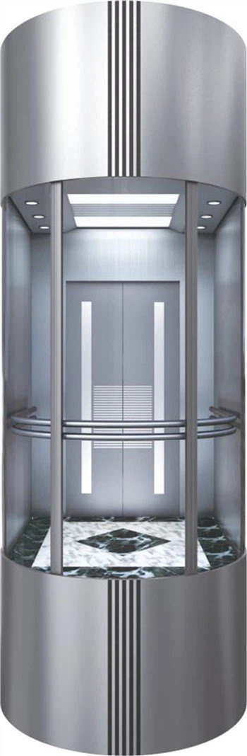 Stainless Steel u Elevator tal-Lukanda tal-Ħġieġ